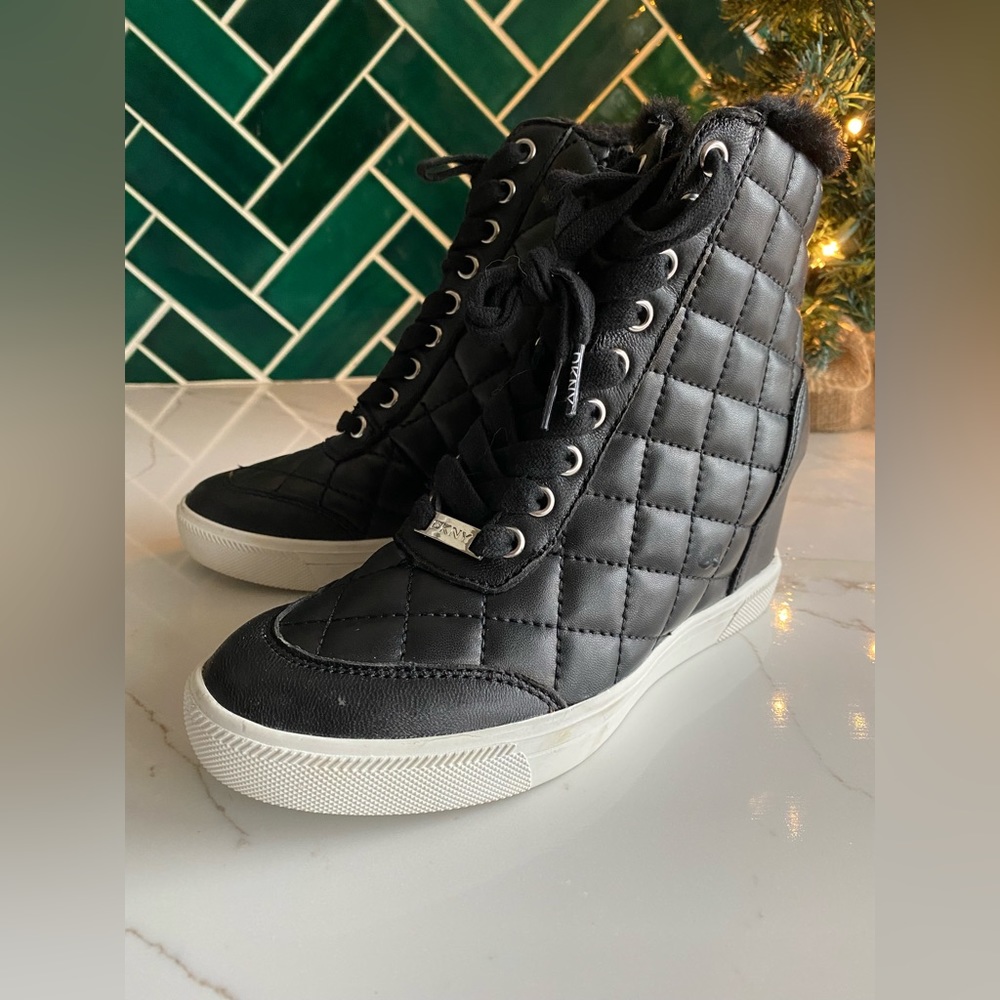 DKNY Cira Wedge Sneaker NWT